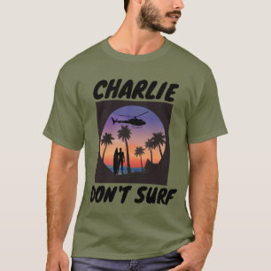 CHARLIE NÃO SURF VIETNAM MILITAR T-SHIRTS