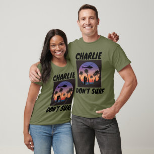 CHARLIE NÃO SURF VIETNAM MILITAR T-SHIRTS