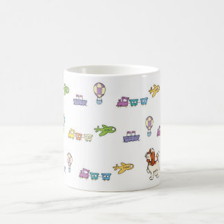 Charlie os Cavalier viaja a caneca do mundo