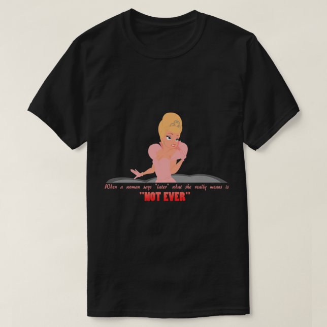 Charlotte La Bouff - Nunca Mais T-Shirt Clássico (Frente do Design)