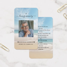 Charm Ocean Beach Ver Fotografia Oração Funeral