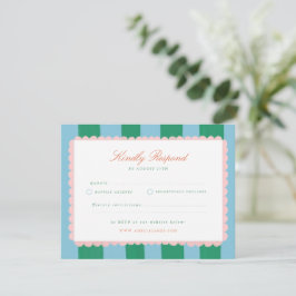 Charme de Coquete Carta de Resposta de Casamento P
