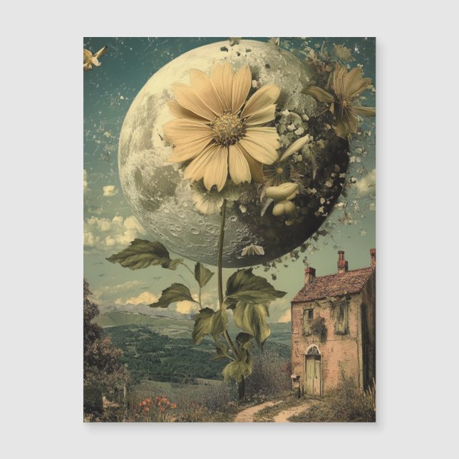 Charme de Flor e Vintagem Ligado (Frente)