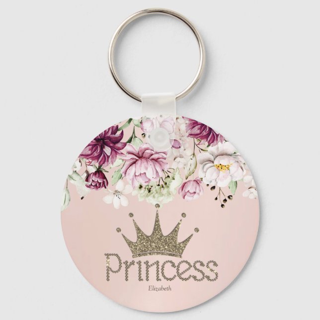 Charming Tiara, Princesa, Chaveiro Floral (Frente)
