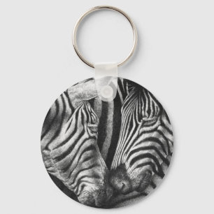 Charming Zebra Chaveiro