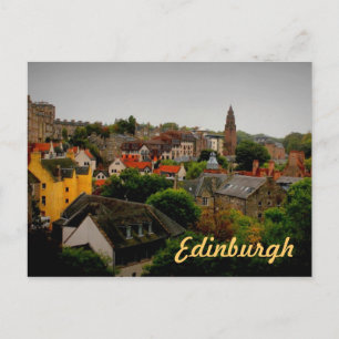 charmoso cartão postal de lembrança de Edimburgo t