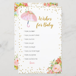 Chás de abril trazem flores para o bebê