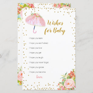 Chás de abril trazem flores para o bebê