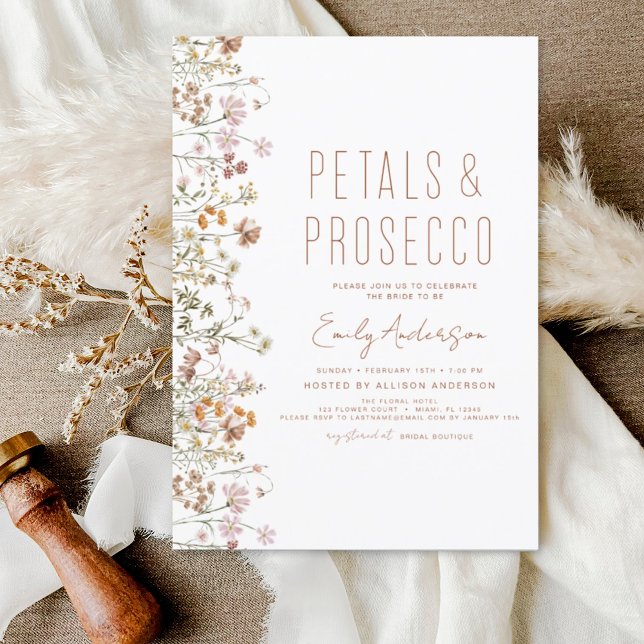 Chás de panela de flor selvagem e Prosecco (Criador carregado)