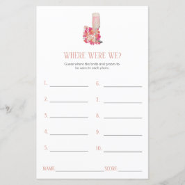 Chás de panela Petals & Prosecco Onde estávamos