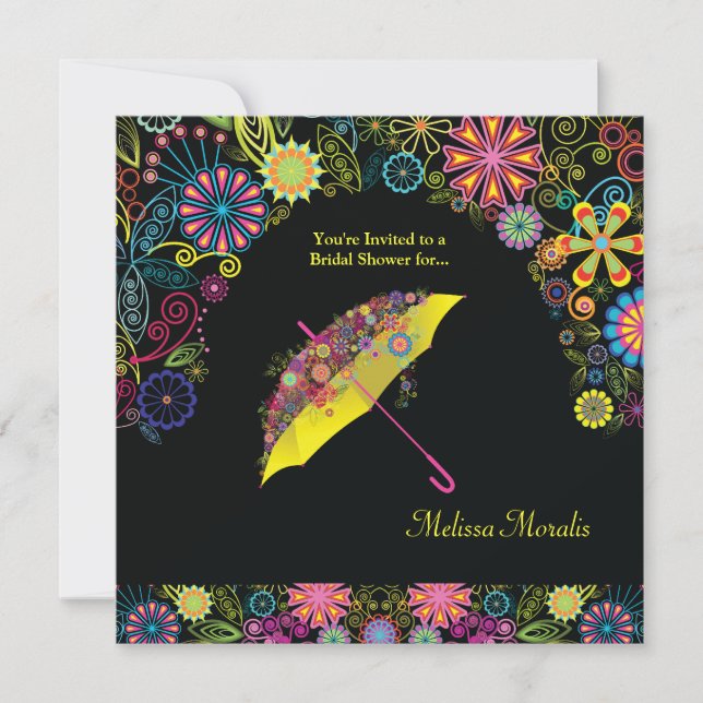 Chás do convite do brilho (Frente)