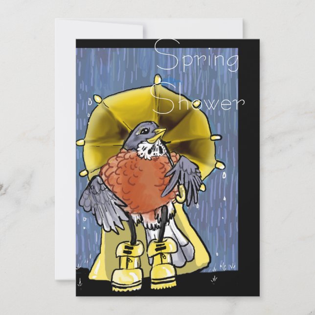 Chás primavera! Convites (Frente)