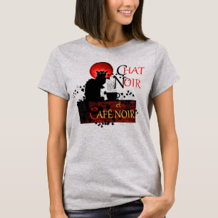 Chat Noir et Café Noir T-Shirt