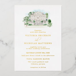 Château Elegante | Casamento no Solar em Aquarela