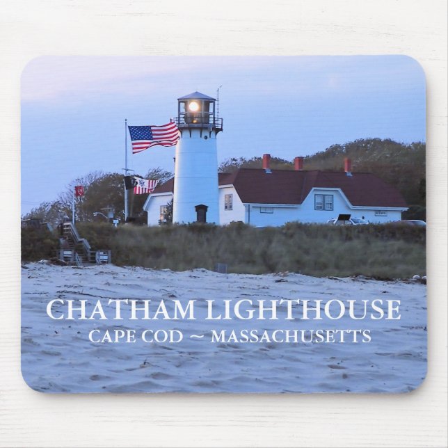 Chatham Lighthouse, Massachusetts Mousepad (Frente)