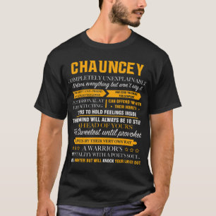 CHAUNCEY nome completo e inexplicável camisa pai