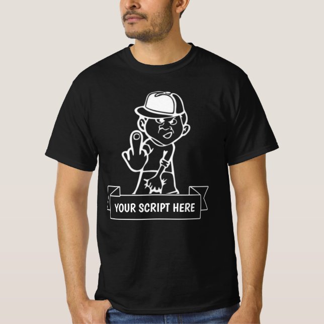 Chav T-Shirt Personalizável (Frente)