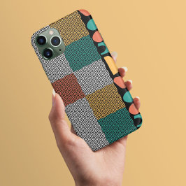 Chave grega colorida Estética moderna da abstrato