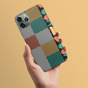 Chave grega colorida Estética moderna da abstrato