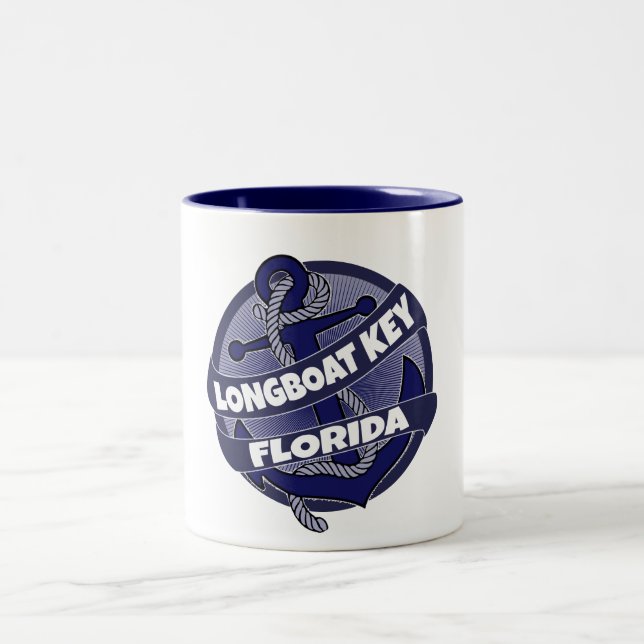 Chave Longboat Flórida, caneca de café (Centro)