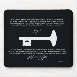 Chave Mousepad da liberdade de George Washington