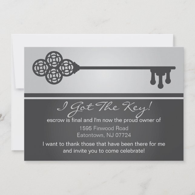 Chave - Novo Convite para Anúncio de Casa (Frente)