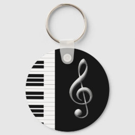 Chave Piano e Chaveiro Gclef