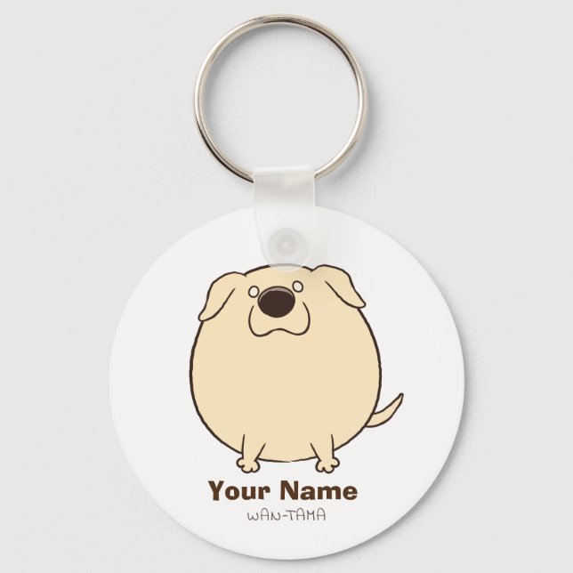 CHAVEIRO ラブラドールレトリバー "ラブたま(クリーム)" (Frente)