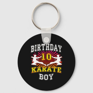 Chaveiro 10º Aniversário - Karate, 10 anos de idade