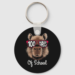 Chaveiro 100º Dia Da Escola Legal Capybara 100 Dias Mais In
