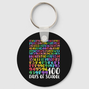 Chaveiro 100º Dia De Aula Professor Crianças 100 Dias Matem