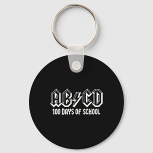 Chaveiro 100º Dia de Professores Crianças Feliz 100