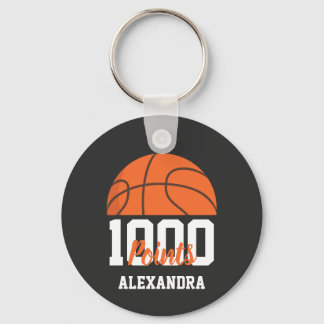 Chaveiro 1000 Career Points Scorer Basketball Player Team