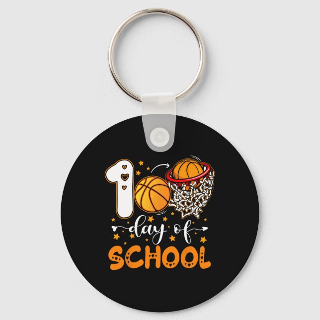 Chaveiro 100. º Dia das Crianças de Basquete Escolares 100  (Frente)