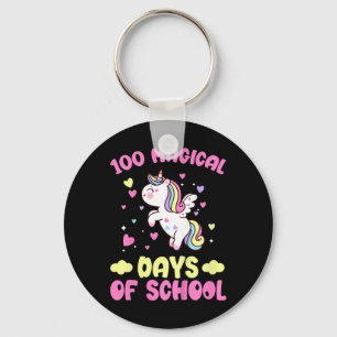 Chaveiro 100.º Dia De Meninas Escolares 100 Dias Mágicos De