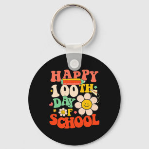 Chaveiro 100.º Dia De Professores Crianças De 100 Dias Retr