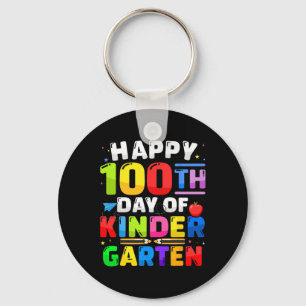 Chaveiro 100.º Dia Do Jardim De Infância 100 Dias Para Cria