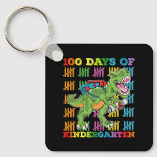 Chaveiro 100 Dias Da Escola De Dinossauros T Rex Jardim De 