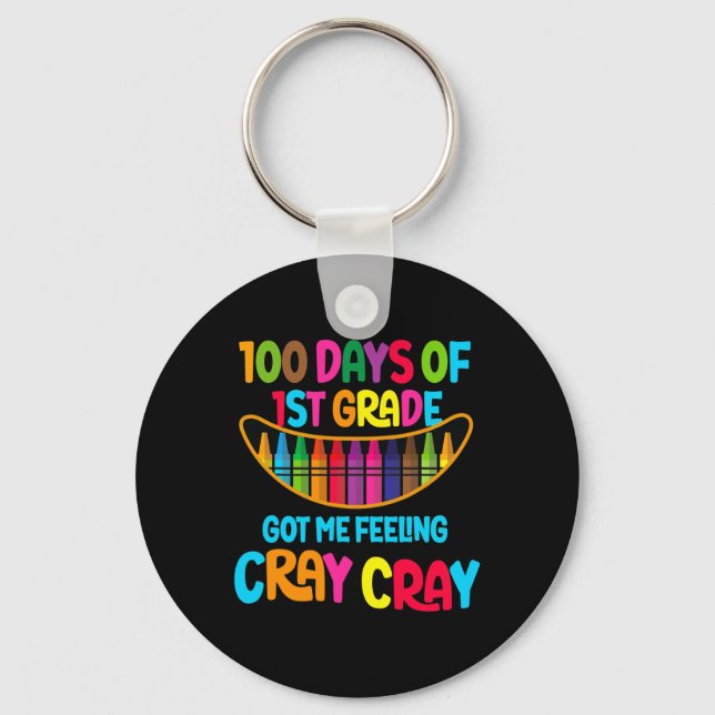 Chaveiro 100 Dias De 1rua Me Fez Sentir Chá Cray Cray (Frente)