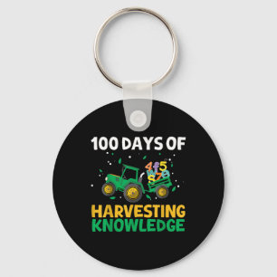 Chaveiro 100 Dias De Agricultura Escolar De Trator 100 Dias