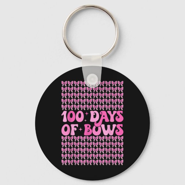 Chaveiro 100 Dias De Arco Coquetê 100 Dia De Arco Escolar (Frente)