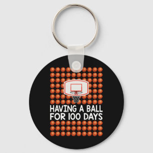 Chaveiro 100 Dias De Bysketbyll Escolar Para Meninas