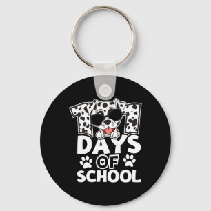 Chaveiro 100 Dias De Cachorro Escolar Durante O 100º Dia Da