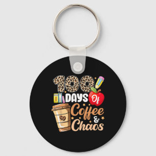 Chaveiro 100 Dias De Café E Caos Leopardo 100 Dias De Chá