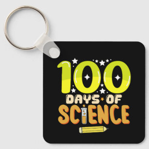Chaveiro 100 Dias de Ciência 100º Dia de Aula Professor