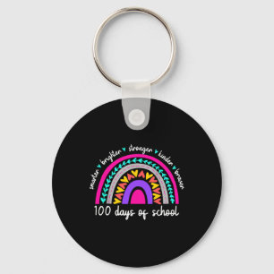 Chaveiro 100 Dias De Corte Da Equipe De Professores Escolar