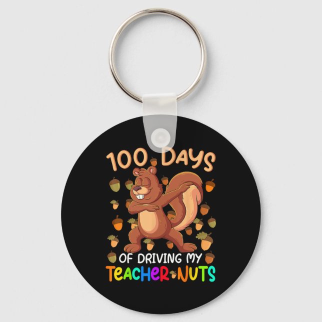 Chaveiro 100 Dias De Dirigir Meus Loucos De Professores 100 (Frente)