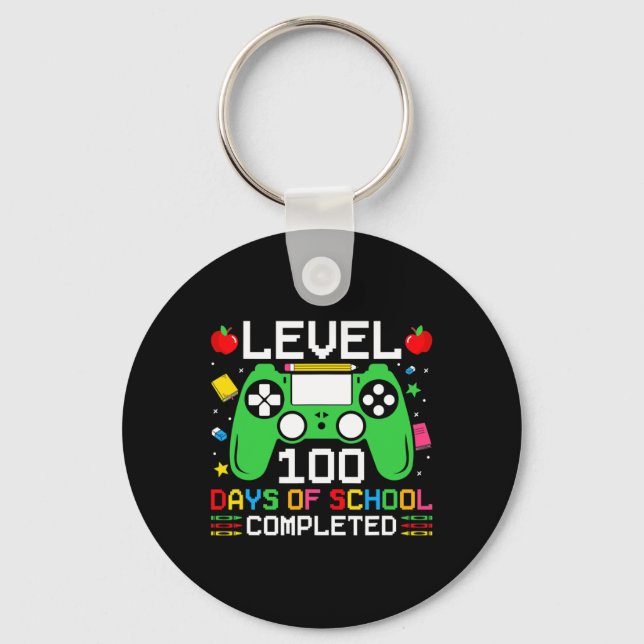 Chaveiro 100 Dias De Escola Completou O Jovens Jovens Jogad (Frente)