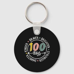 Chaveiro 100 Dias De Escola Mais Inteligente Kinder Brighte