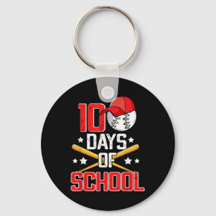 Chaveiro 100 Dias De Meninos Escolares De Beisebol Escolar